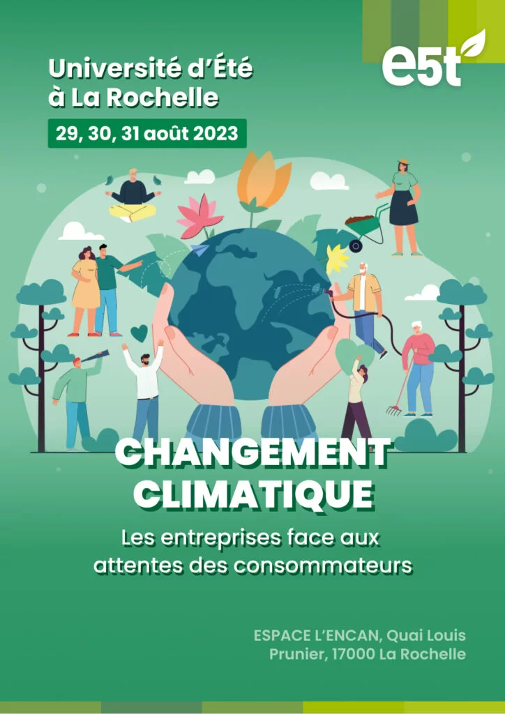 Changement climatique : Université d&rsquo;été E5T &#8211; La Rochelle