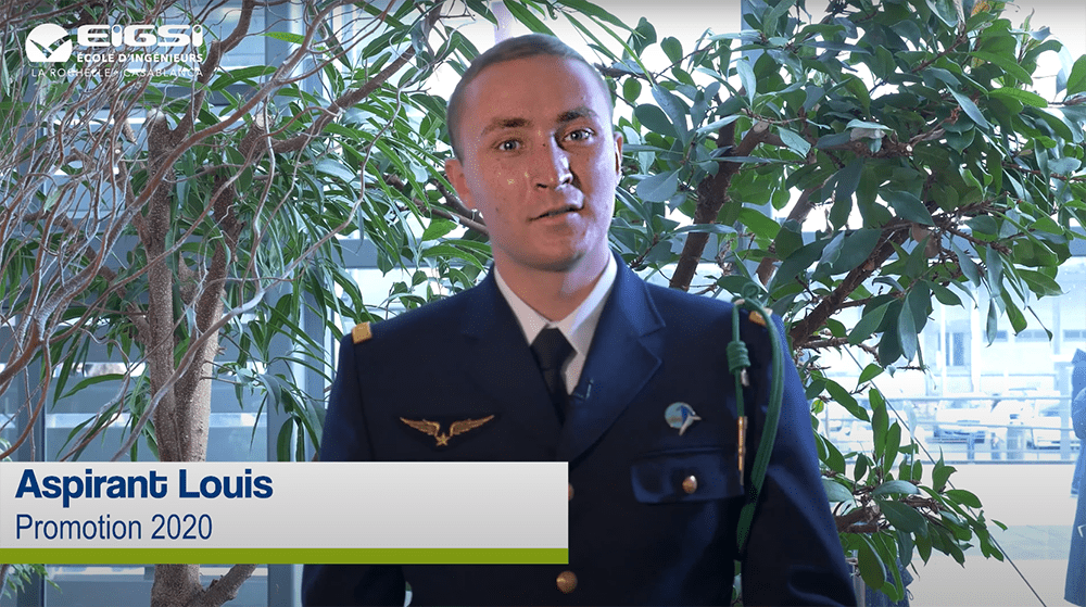 Diplômé(e) EIGSI &#8211; Louis, promotion 2020, en formation pour devenir pilote