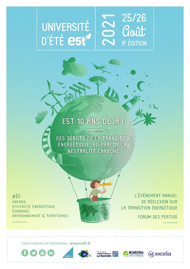 L’EIGSI co-organisatrice de l’Université d’été E5T 2021