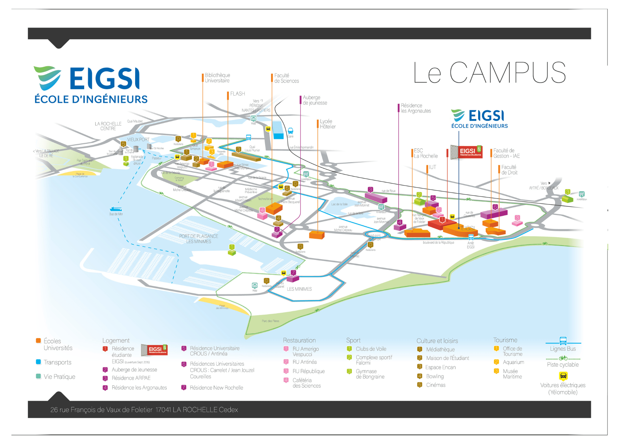 Se loger &agrave; La Rochelle