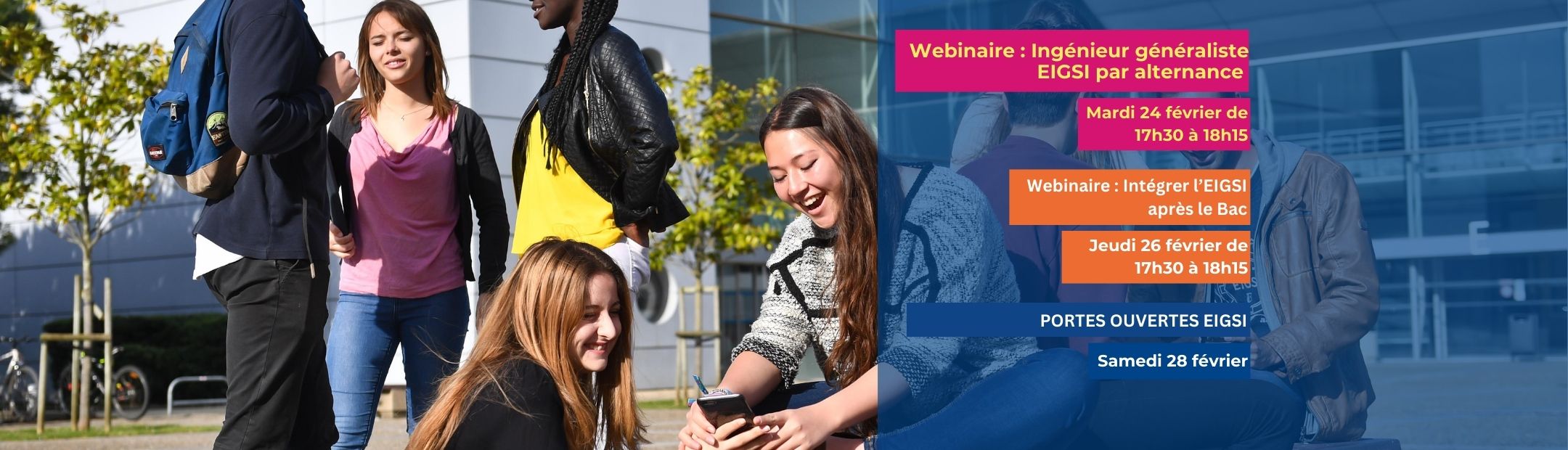 En f&eacute;vrier : Je m&rsquo;inscris aux &eacute;v&eacute;nements EIGSI !
