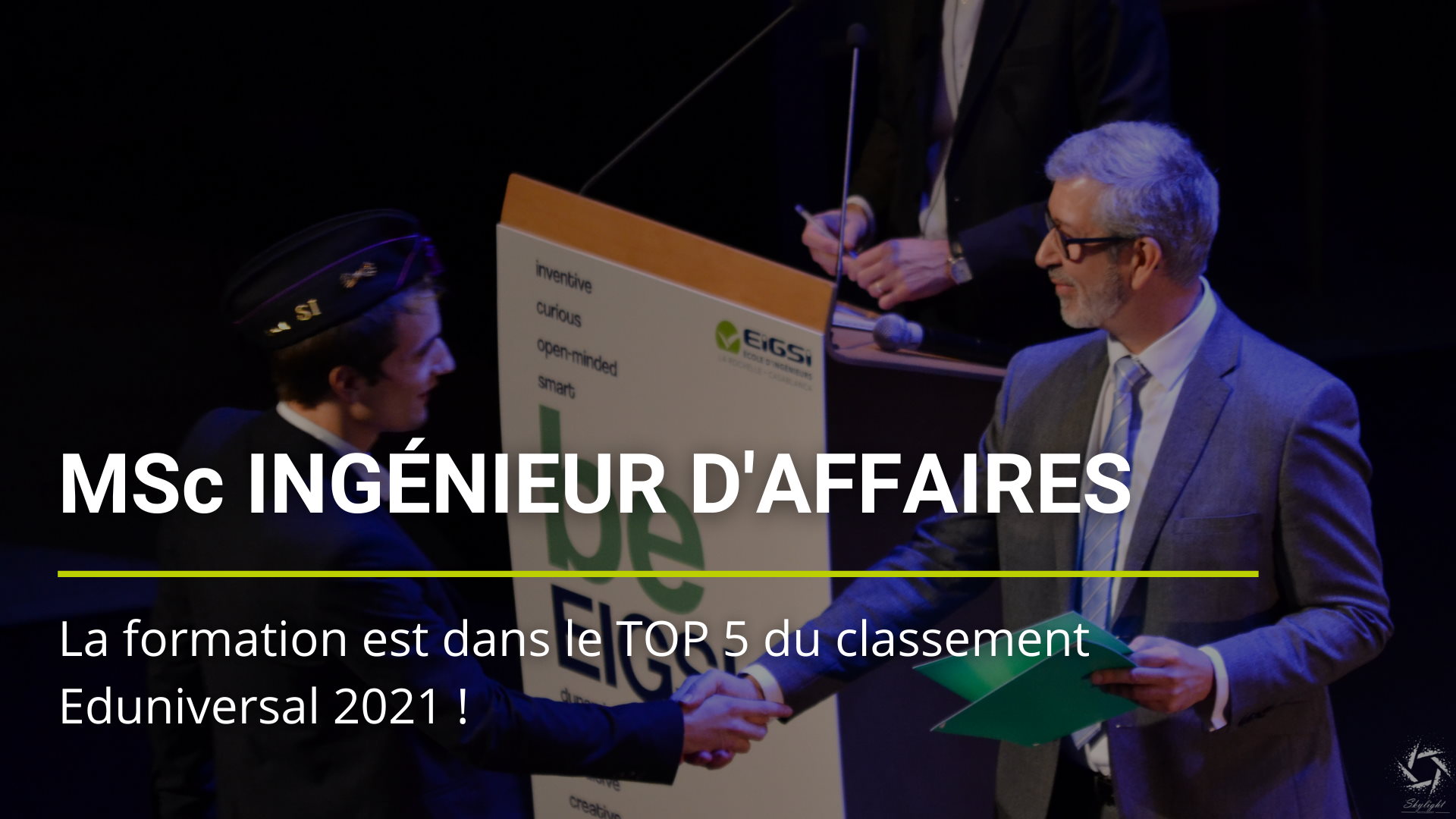 Le MSc Ingénieur d&rsquo;Affaires dans le TOP 5 du Classement national Eduniversal 2022