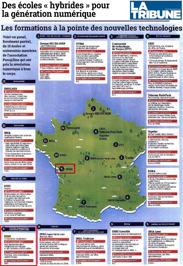 L’EIGSI La Rochelle : formation à la pointe des nouvelles technologies