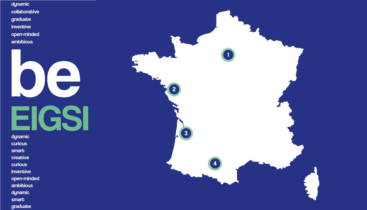 Paris, Nantes, Bordeaux et Toulouse : principaux centres de recrutement des ingénieurs EIGSI