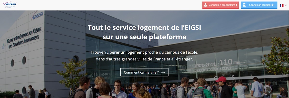 Apprentis-ingénieurs EIGSI : trouver un logement sur le campus de La Rochelle