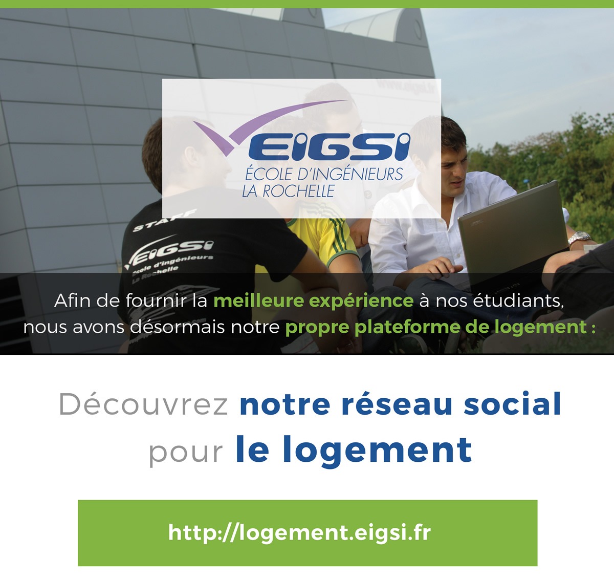 Nouvelle plateforme de mise en relation entre étudiants et propriétaires privés