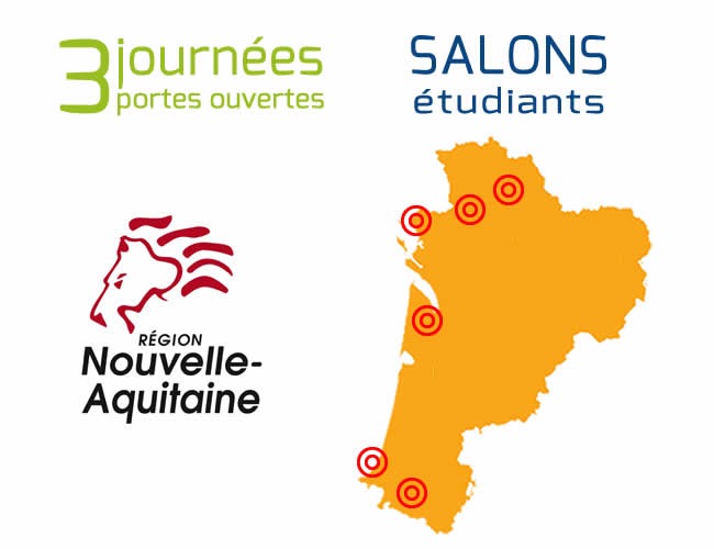 Rencontrez-nous en Nouvelle-Aquitaine 2017-2018