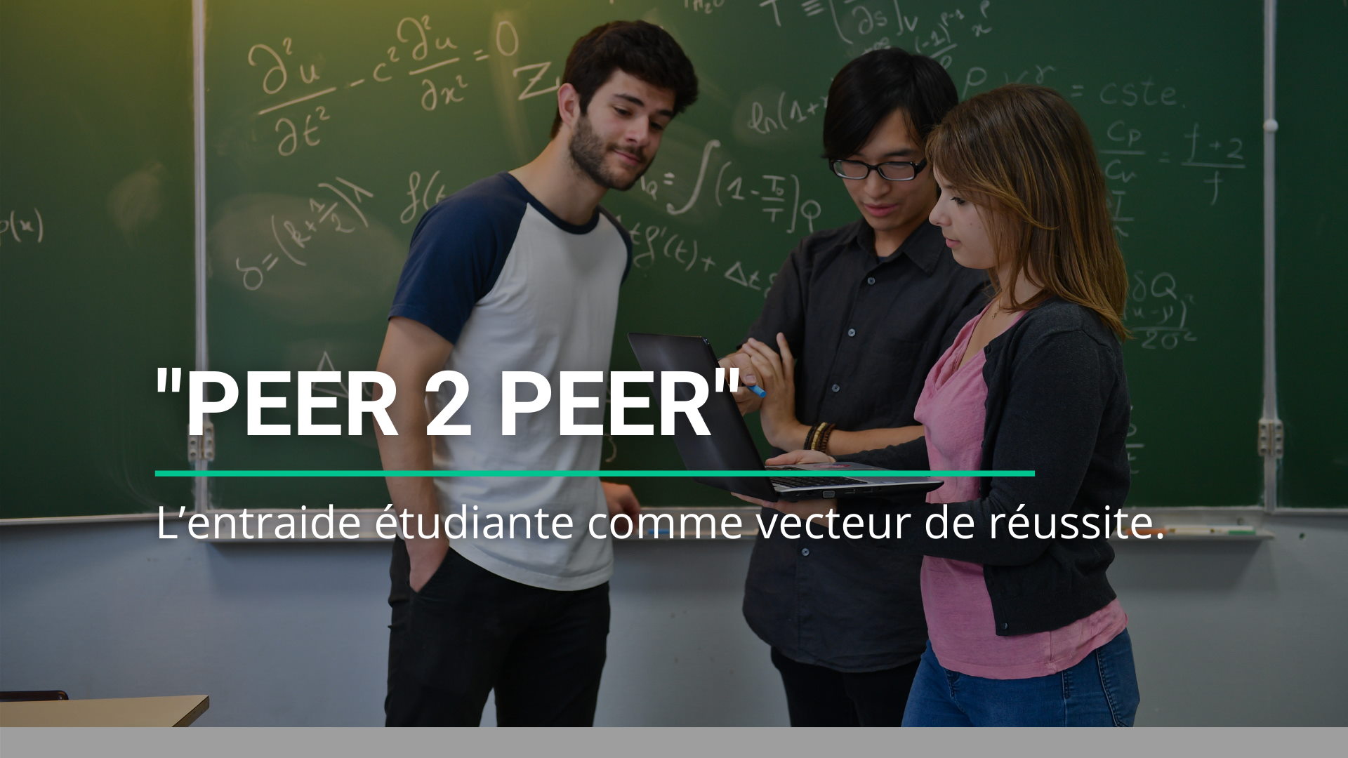 Programme “Peer2Peer”, l’entraide étudiante comme vecteur de réussite.