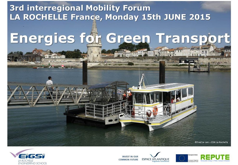 3rd Mobility Forum Edition, Atlantic Area Tour 2015: Energy for Green Transport