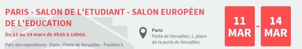 Salon européen de l&rsquo;Education L&rsquo;Etudiant à Paris