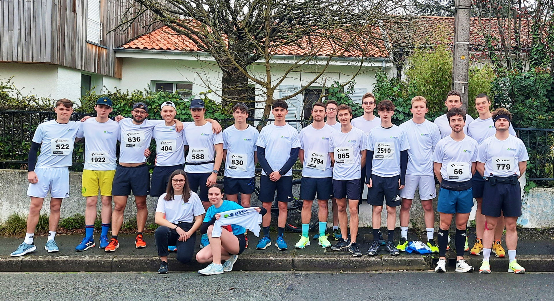 19 étudiants de l&rsquo;EIGSI sur la ligne de départ du semi-marathon de La Rochelle