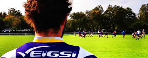 Le XV EIGSI en avant-première d’un match de l’ASR